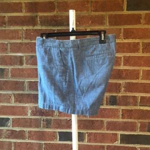 Merona: 4 1/5 inch Chino Shorts: Chambray: Size 10